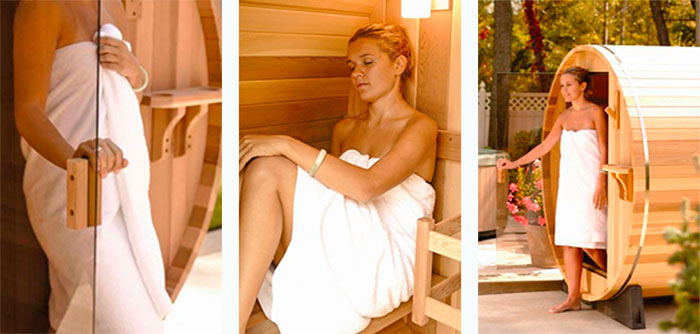 Fass-Sauna für 2 Personen Fass-Sauna für 2 Personen