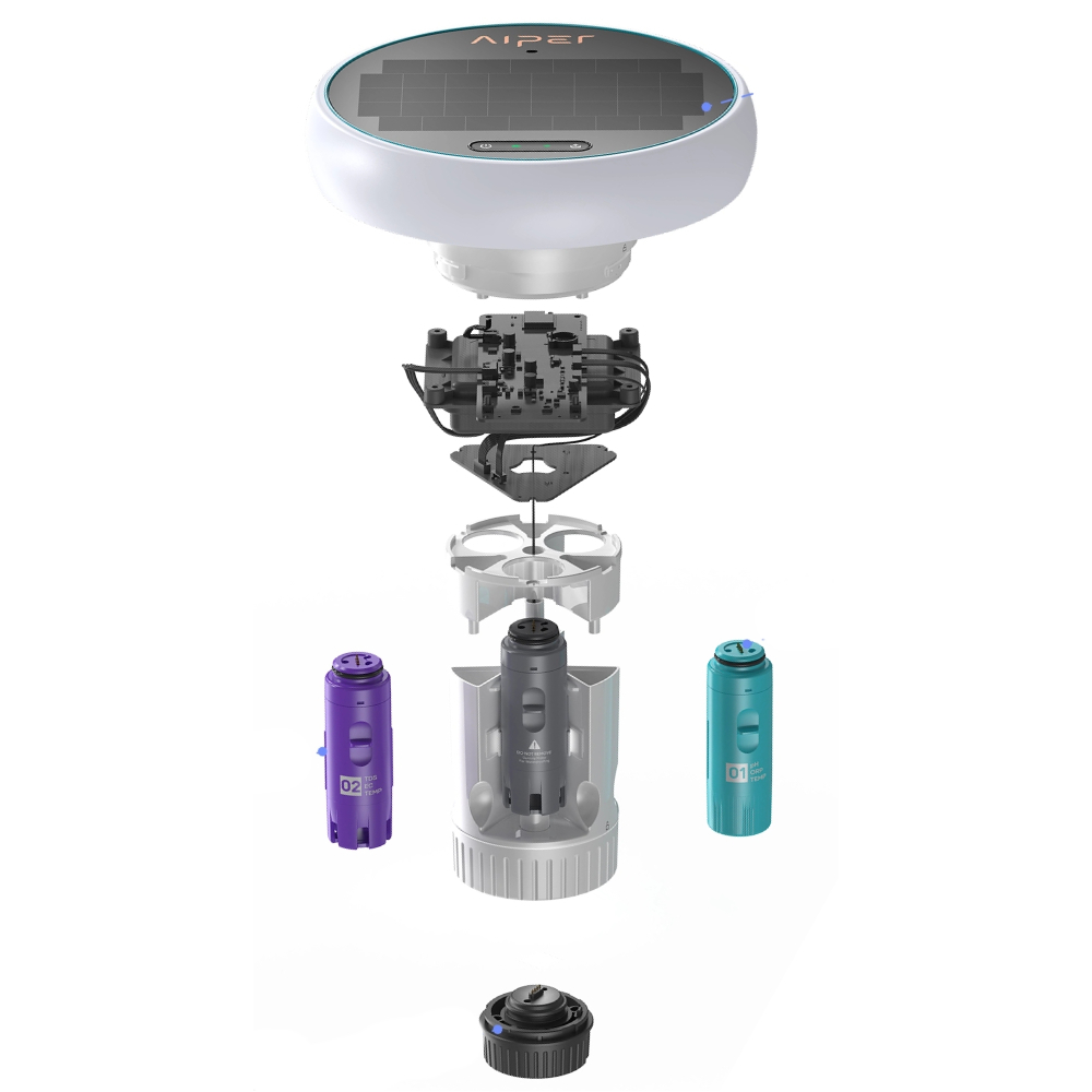 Aiper HydroComm Pro Monitor Komponenten