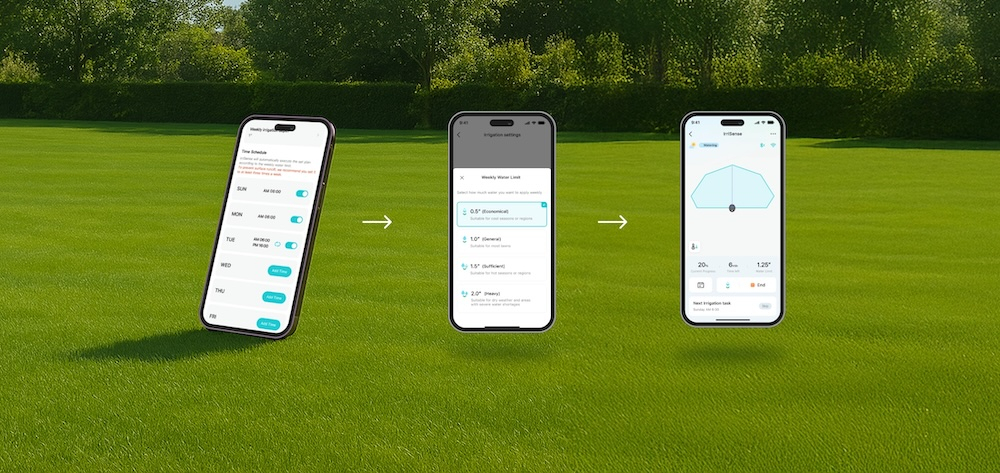 Aiper IrriSense Rasensprenger mit App-Steuerung