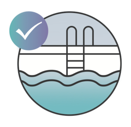 Poolroboter Aiper Scuba V3 reinigt horizontale Wasserlinie