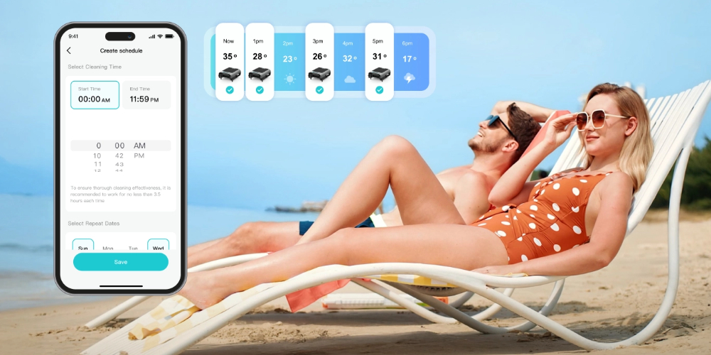 Aiper Surfer S2 mit App-Steuerung