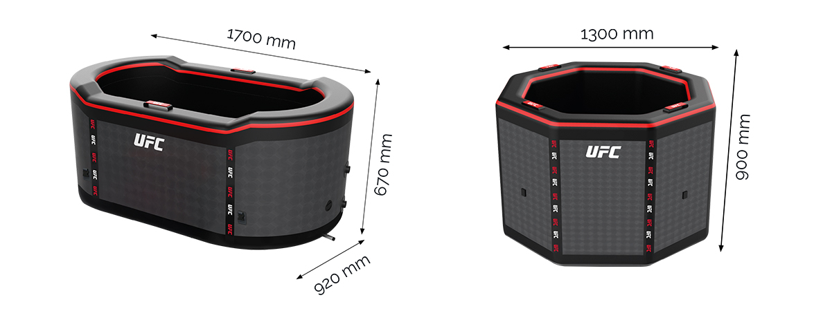 Baño de hielo NetSpa x UFC IceBath dimensiones
