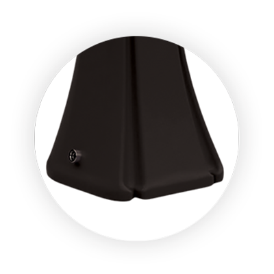 Breite Basis der Solardusche Happy 4x4