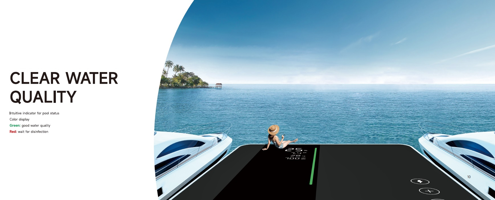 Inverter-Salzchlorer Ares Wasserqualität