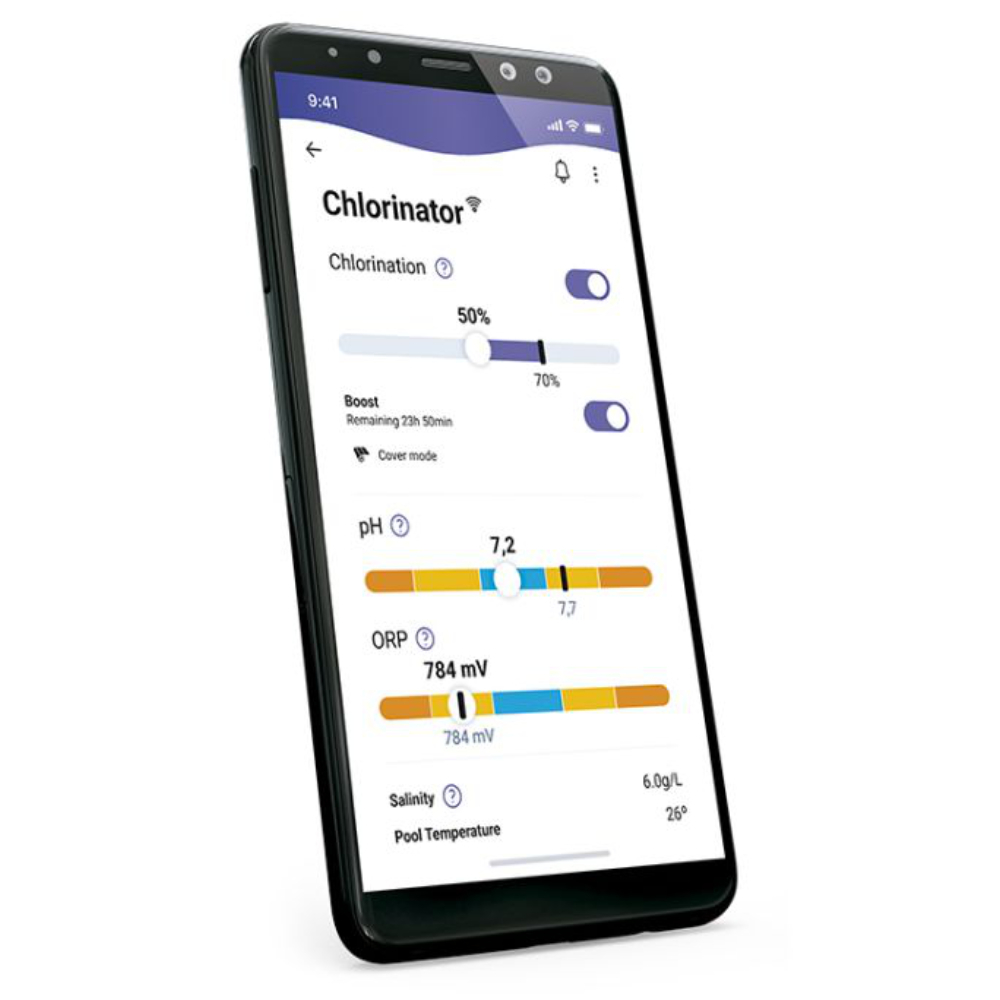 Salzelektrolyse Clear Connect Skalierbar AstralPool mobile App