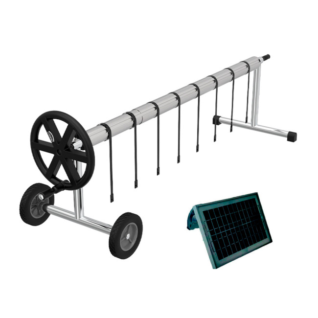 Enrollador Telescópico Pro con Kit Solar