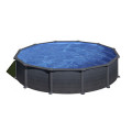Runder Granada Pool von Gre Graphitimitat KITPR358GF