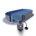 Einbaupool mit ovaler Form