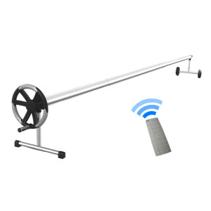 Premium Solarfolien-Aufroller mit Motor und Fernbedienung