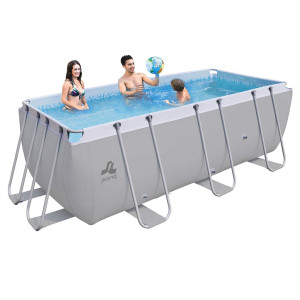 Schwimmbecken Passaat Grey Jilong 4x2x1,22