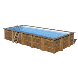 Rechteckiger Holzpool Braga Von Gre