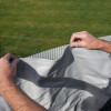 Liner gris piscina Gre Kea ovalada