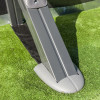 Seitliche Poolpfosten Anthrazit Gre