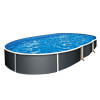 Azuro Plus ovale Graphit Schwimmbad