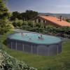 Capri-Becken von Gre Graphitimitat  7,30 x 3,75