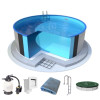 Piscina enterrada circular Ibiza 4,6 x 1,35 m set completo