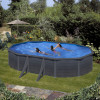 Ovalbecken Kea 610 x 375 x 120 cm - KIT610GF
