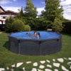 Runder Granada Pool von Gre Graphitimitat KITPR458GF