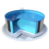 Runde eingelassene Pool Ibiza 3,6 x 1,2 m