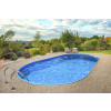 Stahlwandbeckenset ovaler Pool Ibiza Top