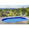 Stahlwandbeckenset ovaler Pool Ibiza Top