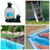 Holz Pool Zubehör Gre Sunbay Vanille