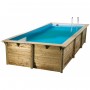 Rechteckiger Holzpool 555 x 300 x 140 cm