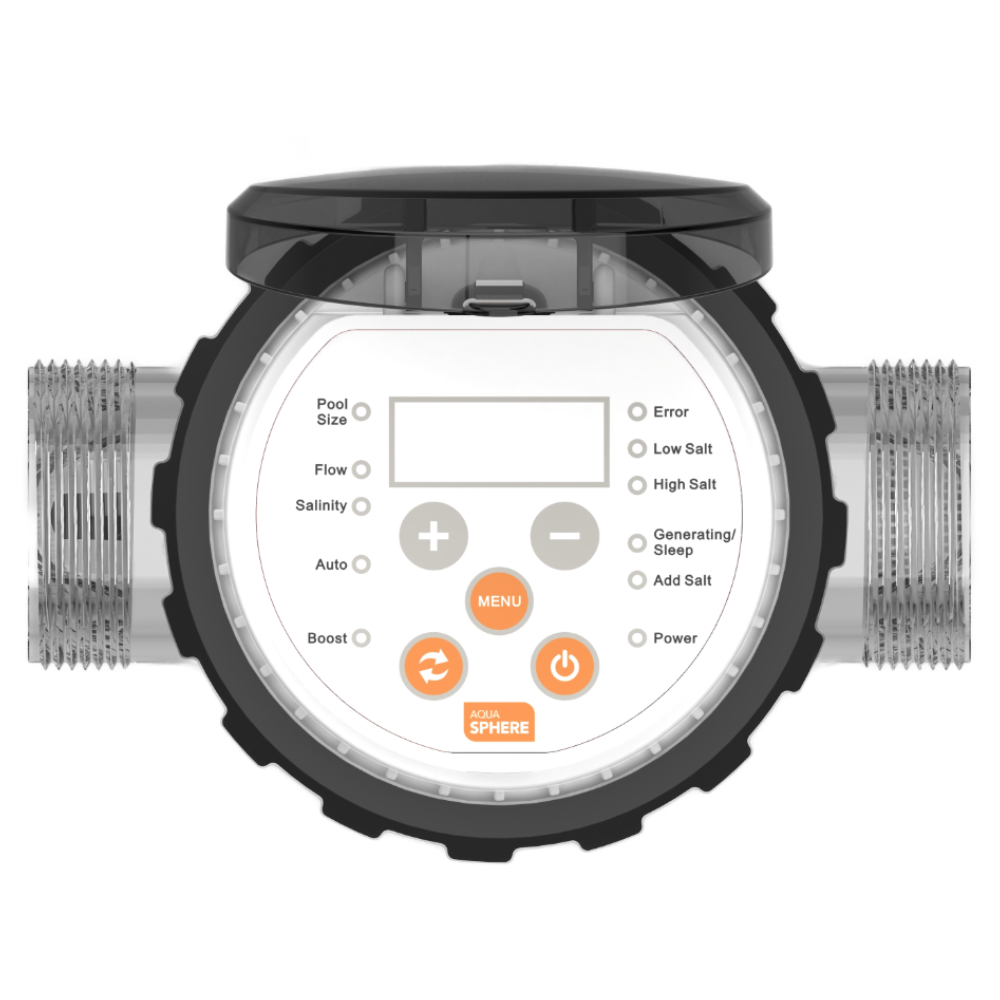 Salzelektrolysegerät Aquasphere OS Display