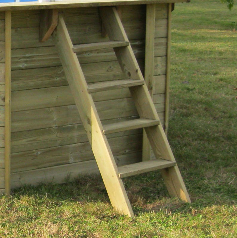 Escalera exterior piscina Evora Gre