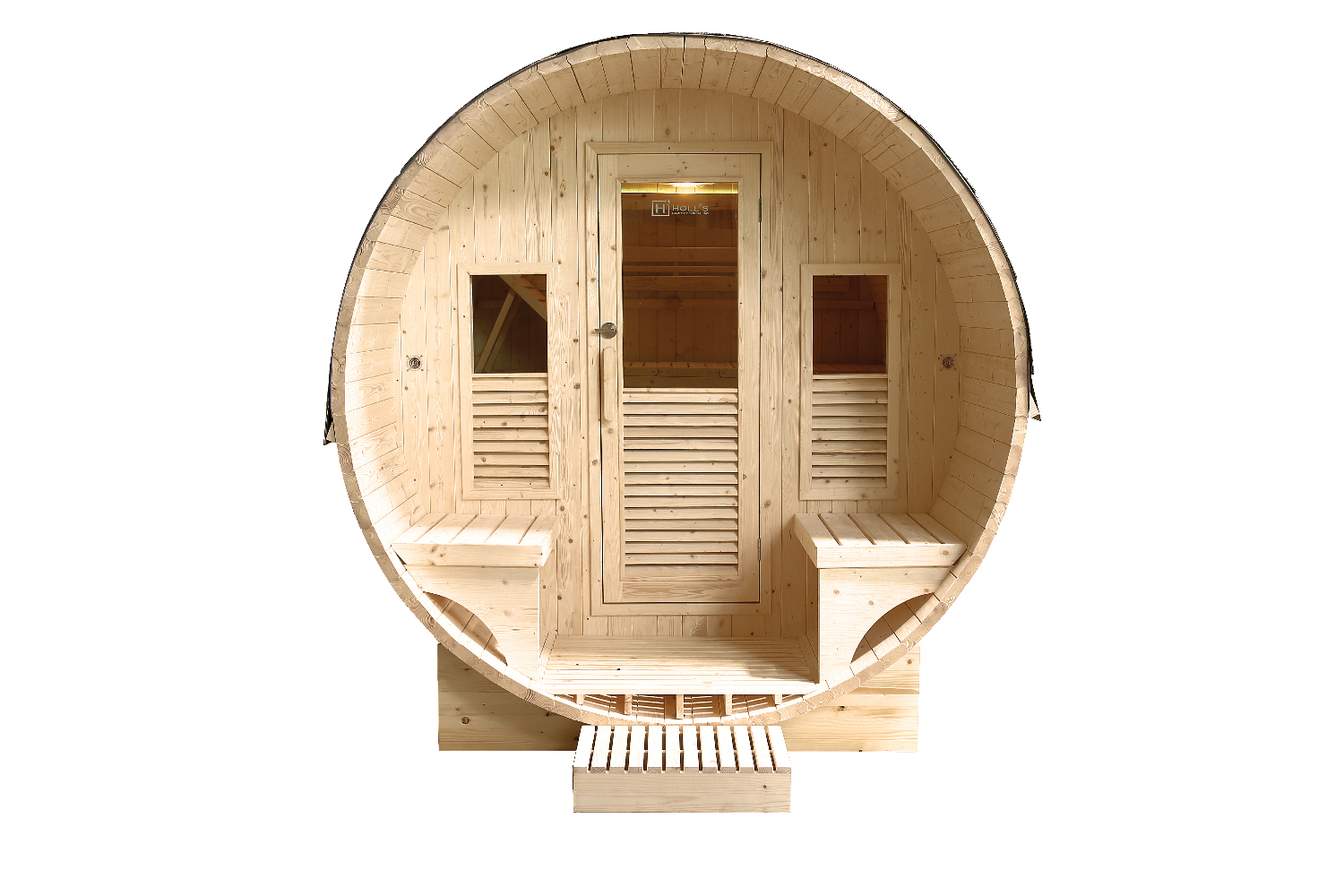 Sauna Gaïa Luna Vorderansicht