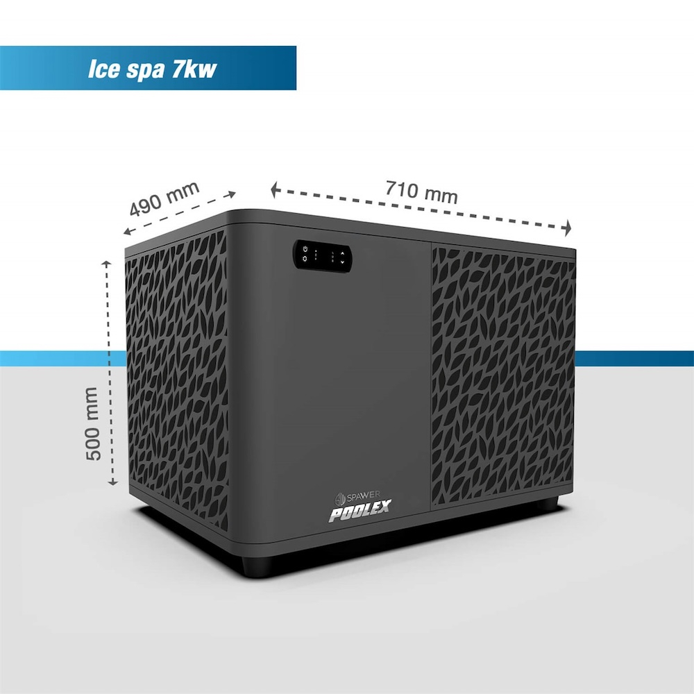 Bomba de calor Ice Spa 7kw dimensiones