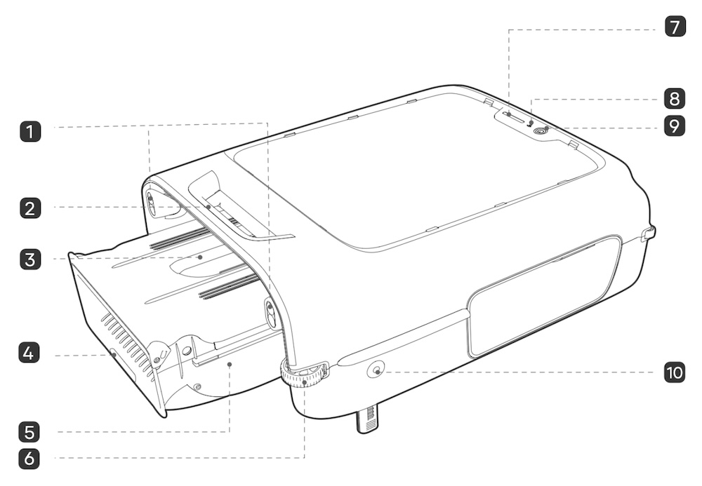 Aiper Surfer S2 Komponenten