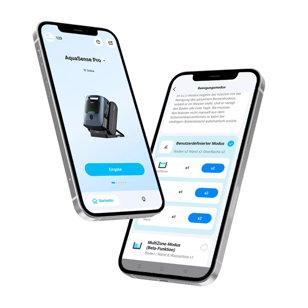 App des Beatbot AquaSense Pro Poolroboters App des Beatbot AquaSense Pro Poolroboters