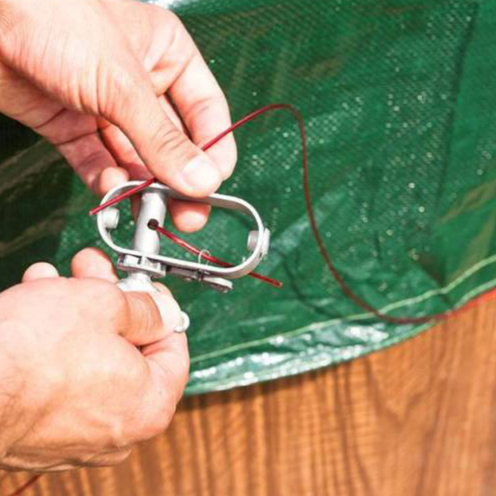 Stahlpool Grey Plus 360 x 120 cm mit Schutzabdeckung