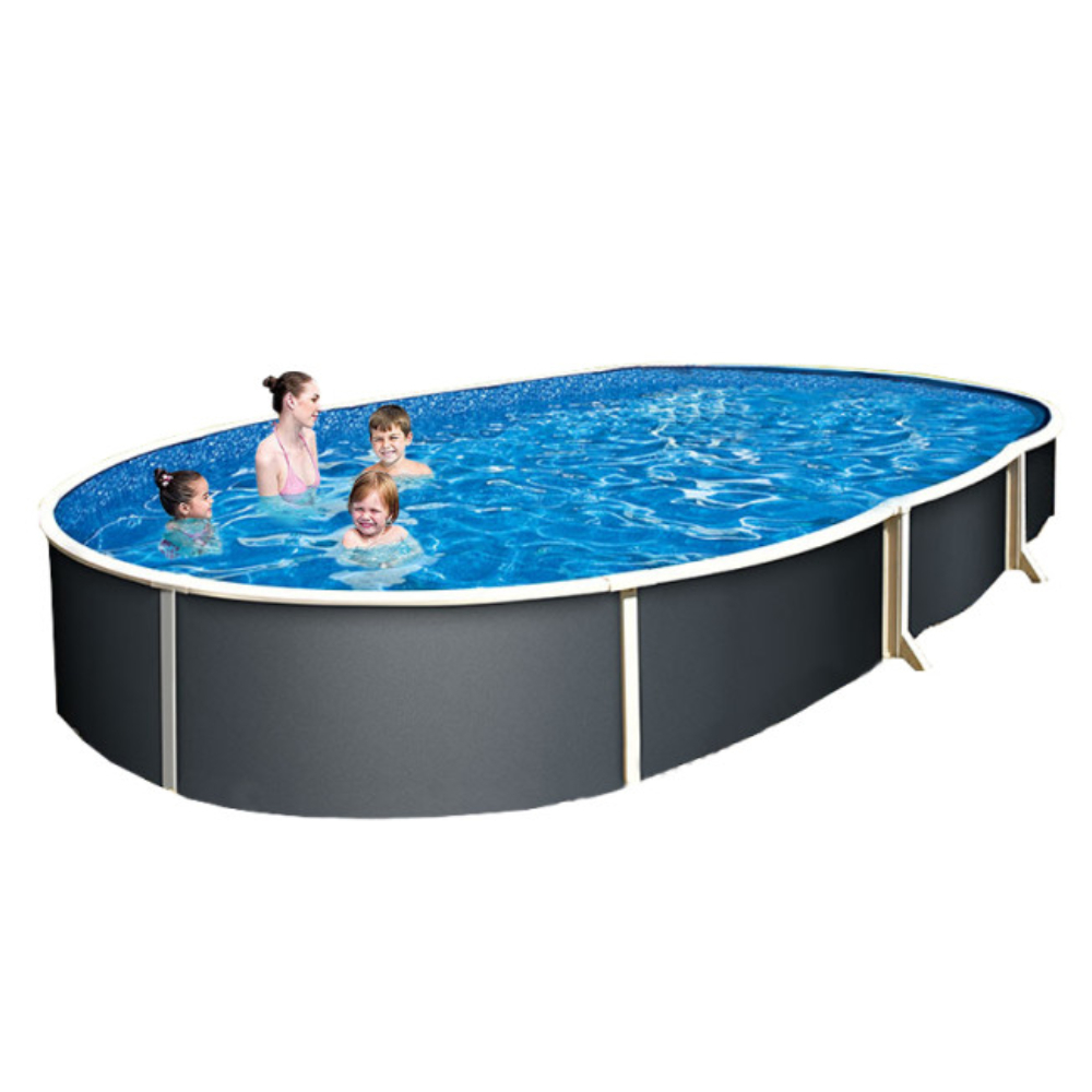 Ovale Azuro-Pool mit großer Kapazität, ideal für Familien