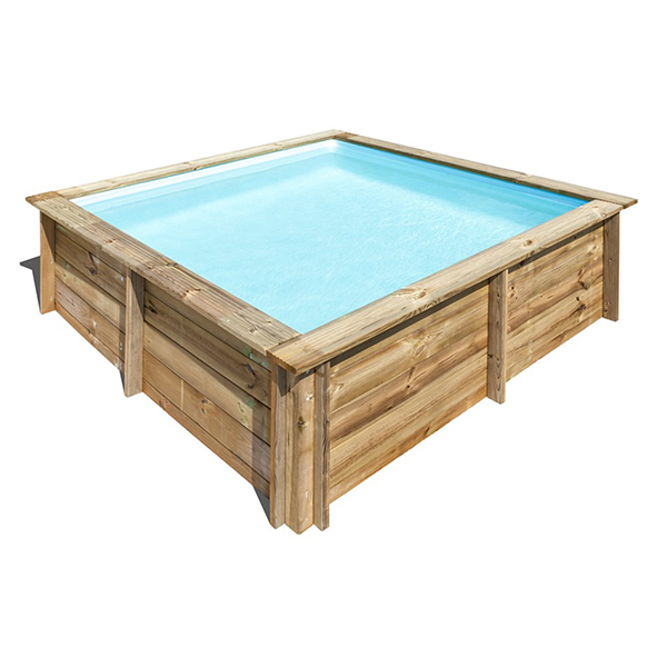 Quadratischer Holzpool city Von Gre