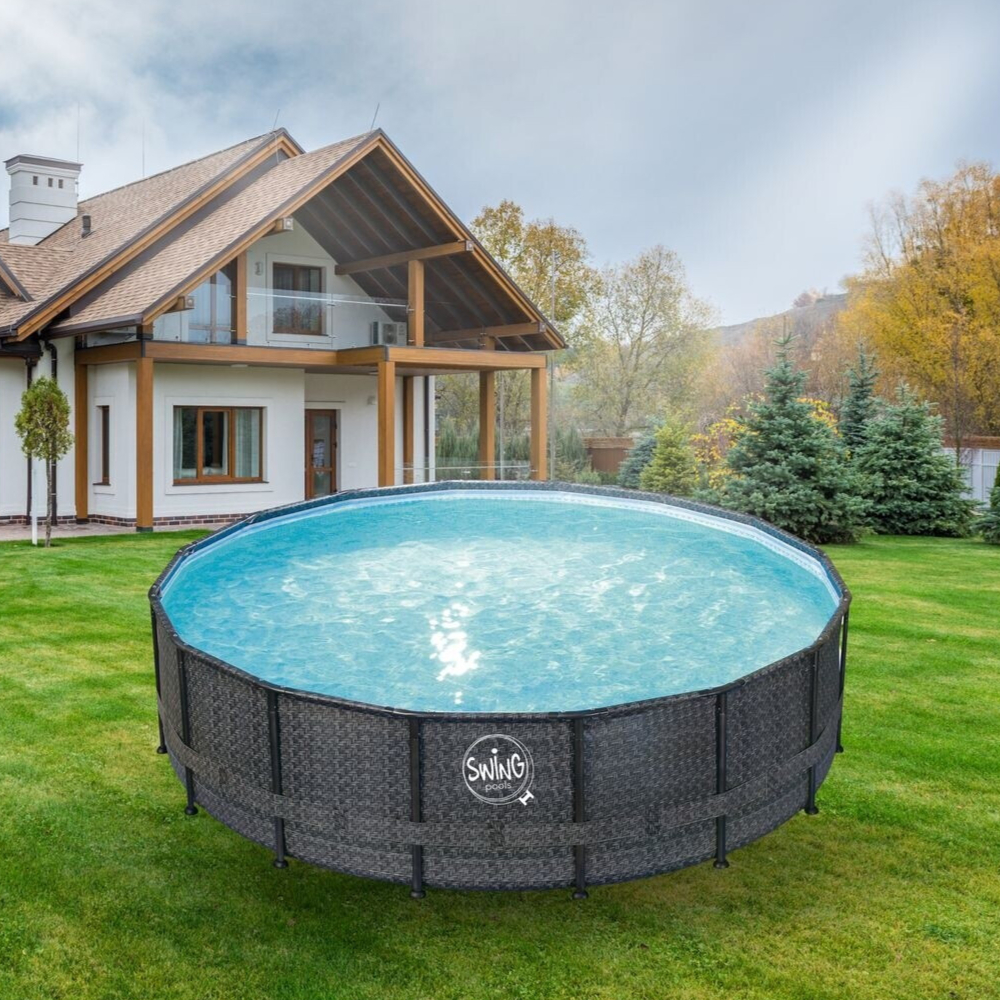 Elite Wicker Dark Pool für den Garten