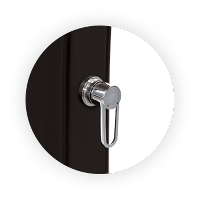 Temperaturregler der Solardusche Happy 4x4