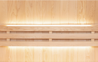 Innenbeleuchtung der Sense Sauna