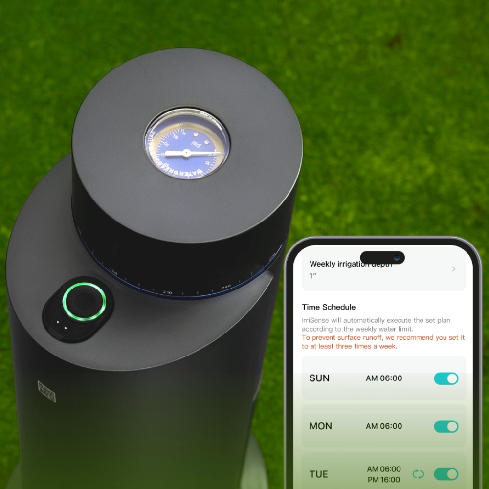 Intelligenter Aiper IrriSense Rasensprenger Betriebsmodi