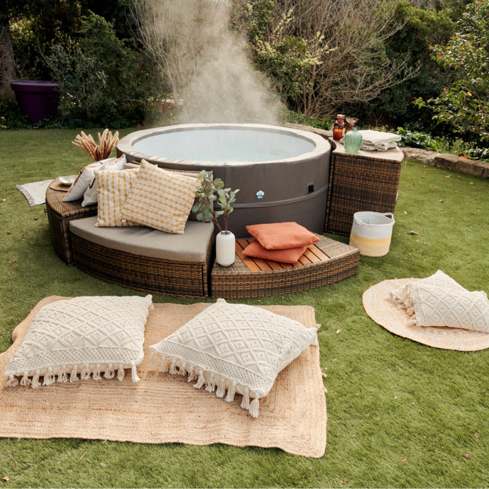 Halbstarrer Whirlpool NetSpa Vita Premium mit Sprudelmassage