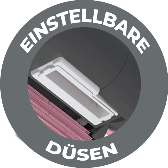 Einstellbare Düsen