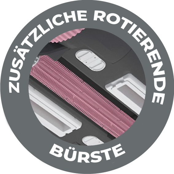 Zusätzliche rotierende Bürste