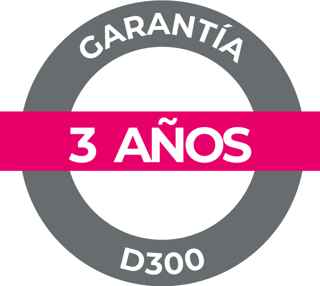 Garantía D300 dos años