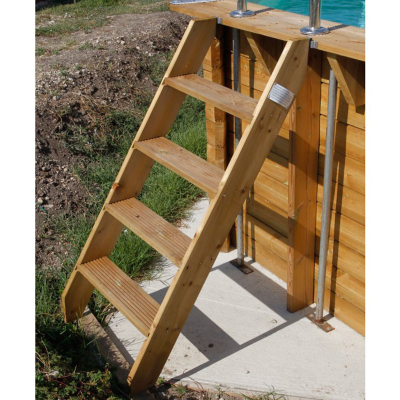Externe Holzleiter Externe Holzleiter