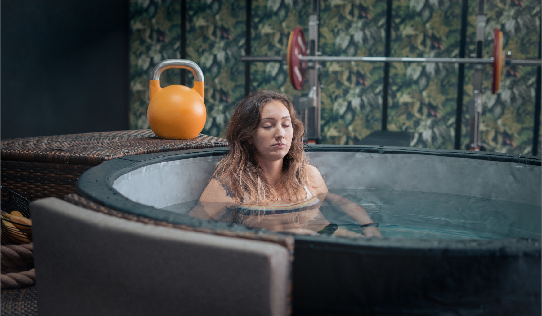 Baño de hielo para relajación muscular